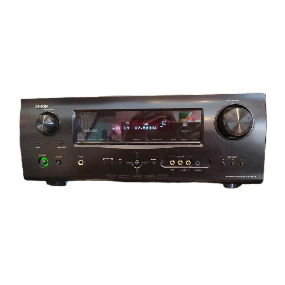 Denon AVR-1910 A V Digital Surround Sound HDMI Receiver - TESTED - GC-6514